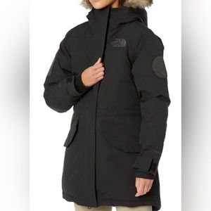 The North Face Women’s Expedition Mcmurdo 700-Down Warm Parka Jacket Black Sz XL